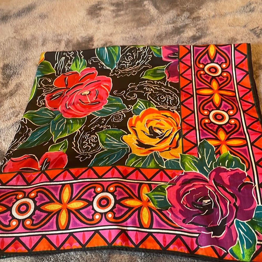 Floral Multicolor Scarf